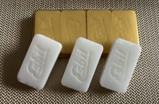 小分けされた固形燃料