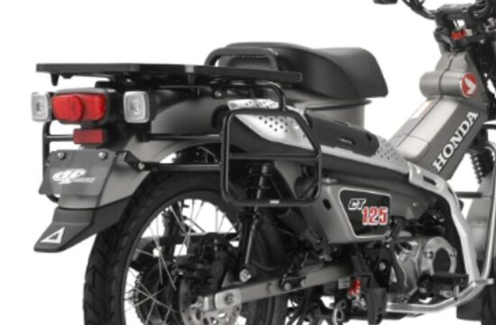 CT125ハンターカブに取り付け可能なサイドバッグサポート⑤:DRC CT125ハンターカブ サイドバッグサポート CT125 D60-01-022