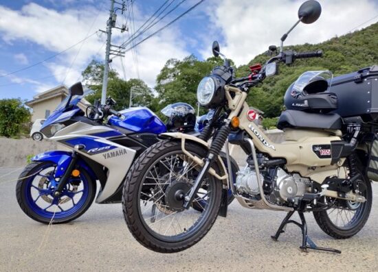 CT125ハンターカブのツーリング用のリアボックス・シートバック選び