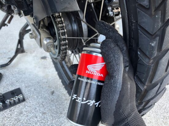 ホンダ純正チェーンオイルのレビュー