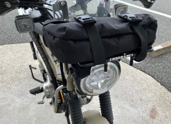 フロントキャリアに車載工具を積載