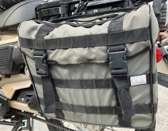 ハンターカブに装備したキジマのサイドバック